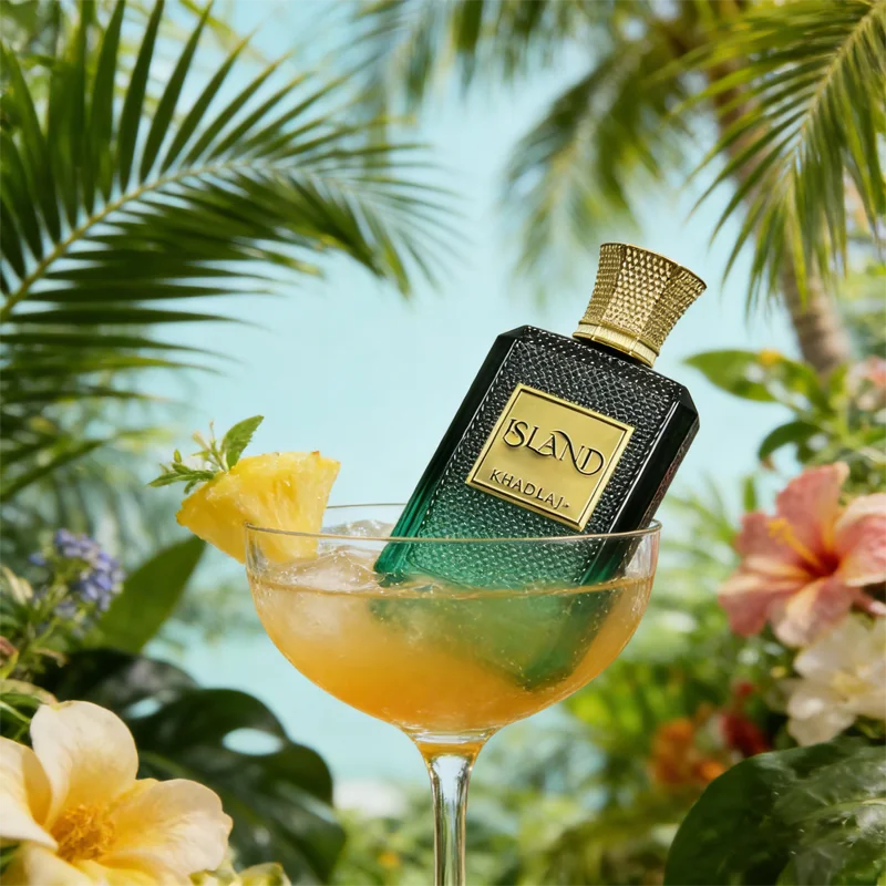 Khadlaj Island Unisex Extrait De Parfum Spray 3.4 Oz - Long-Lasting Fragrance for Men And Women