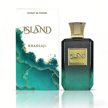 Khadlaj Island Unisex Extrait De Parfum Spray 3.4 Oz - Long-Lasting Fragrance for Men And Women