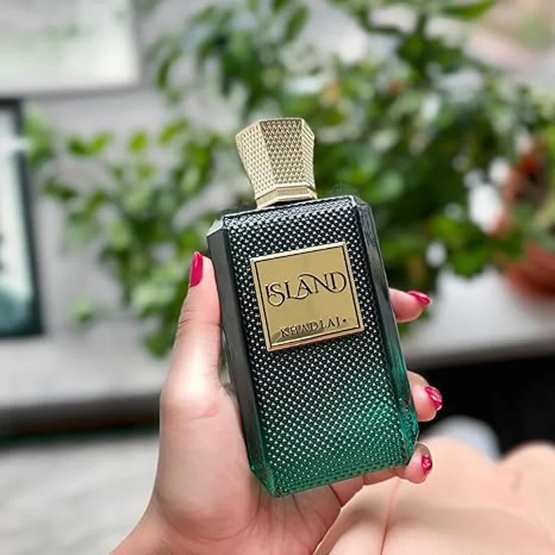 Khadlaj Island Unisex Extrait De Parfum Spray 3.4 Oz - Long-Lasting Fragrance for Men And Women