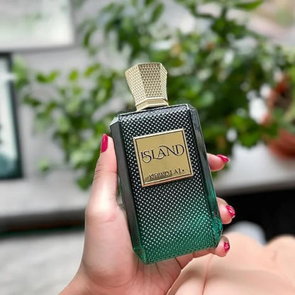 Khadlaj Island Unisex Extrait De Parfum Spray 3.4 Oz - Long-Lasting Fragrance for Men And Women